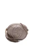 Gucci Pre-Owned 2016-2025 Mini Metallic Pebbled Calfskin Soho Chain crossbody bag - Silver
