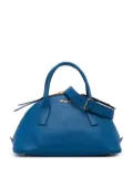 Miu Miu Pre-Owned 2010 Goatskin Madras Bowling Bag satchel - Blue