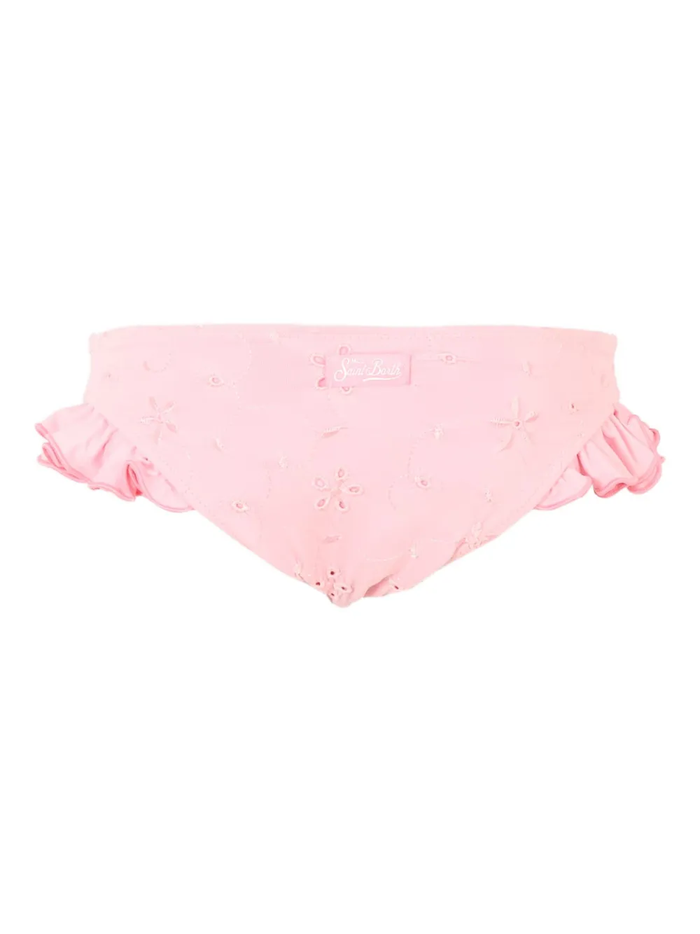 MC2 Saint Barth Kids Bikinibroek met borduurwerk Roze