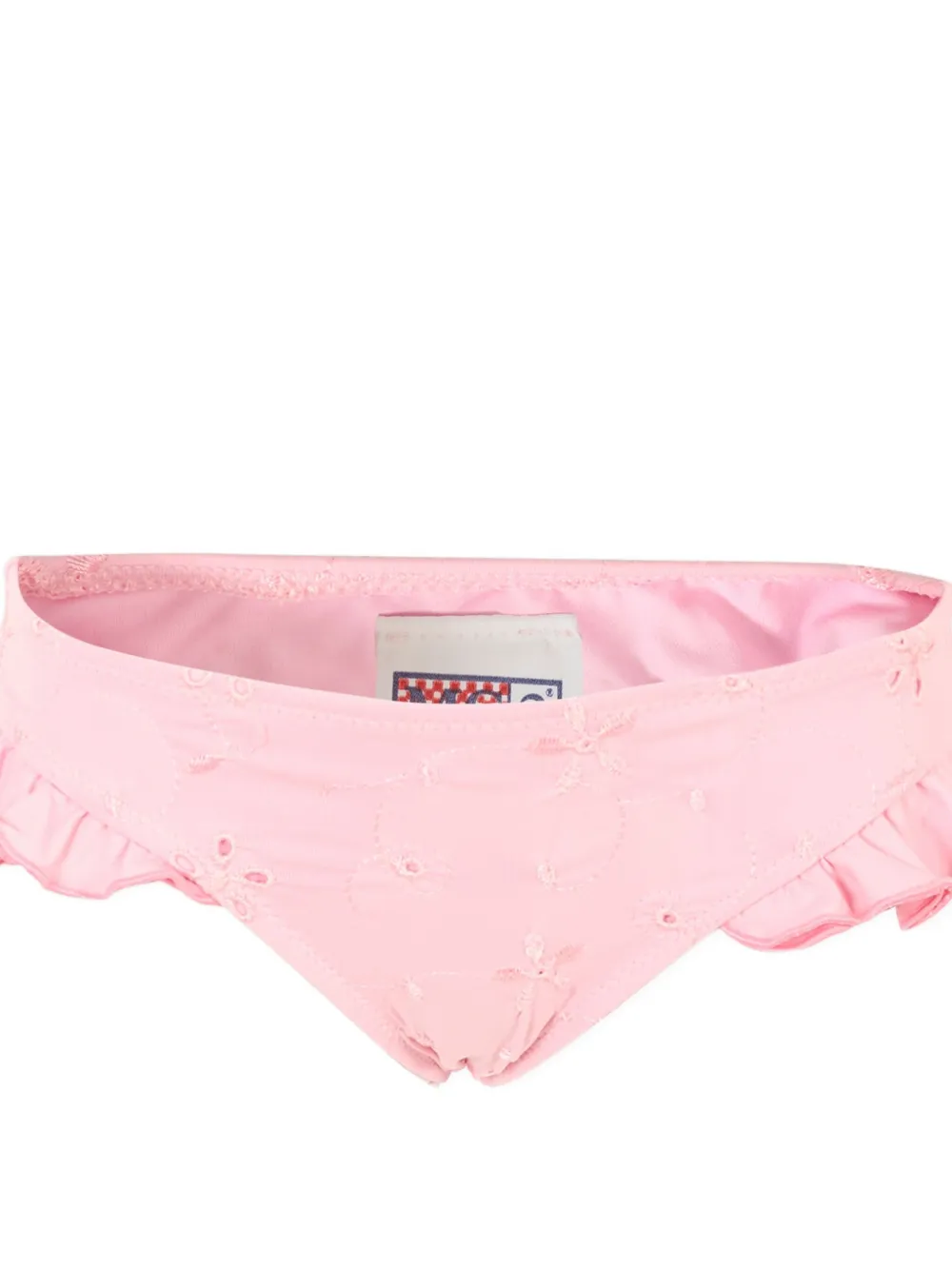 MC2 Saint Barth Kids Bikinibroek met borduurwerk Roze