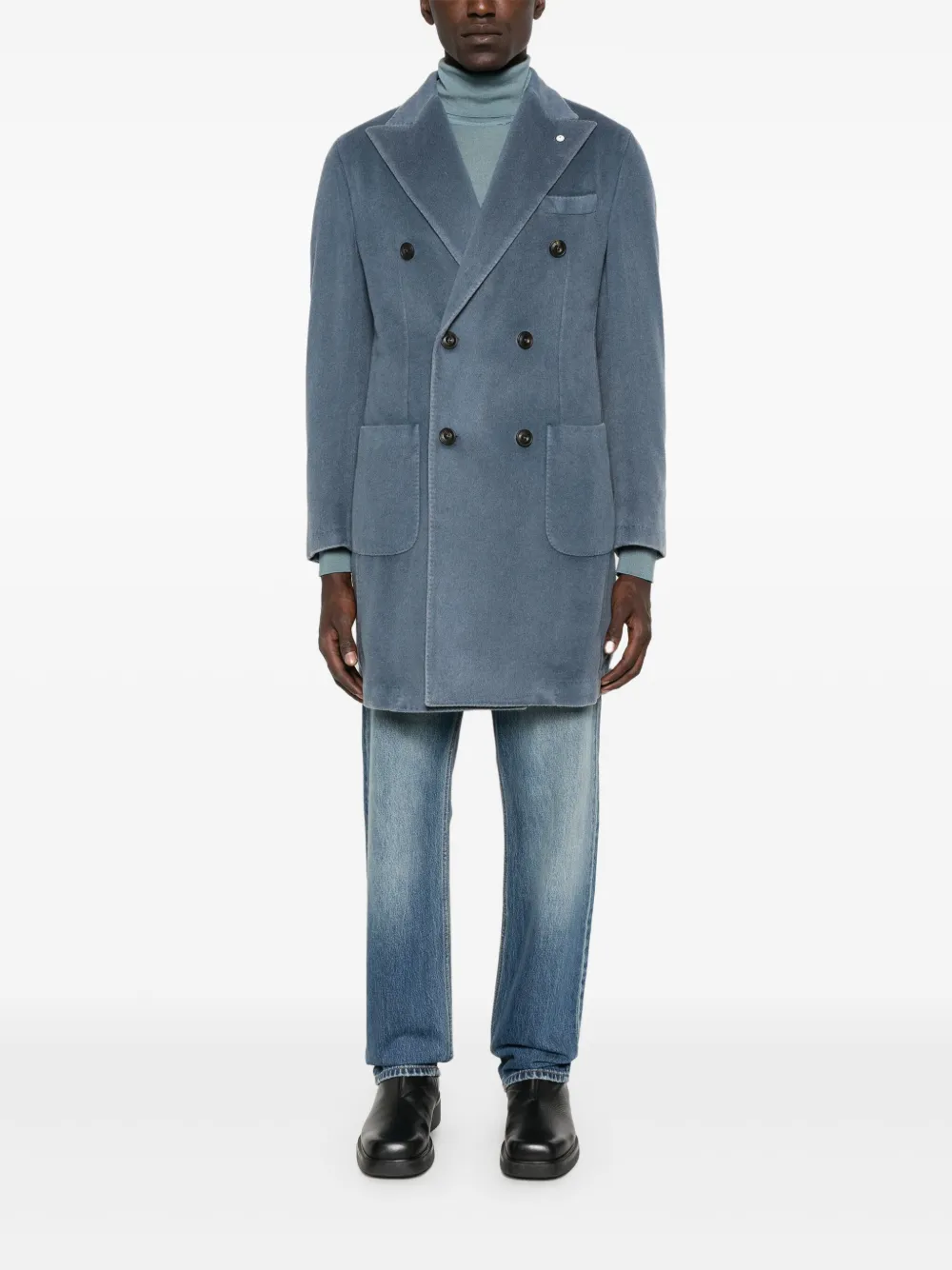 L.B.M. 1911 double-breasted patch-pocket coat | Double Breasted Coats | Image 2