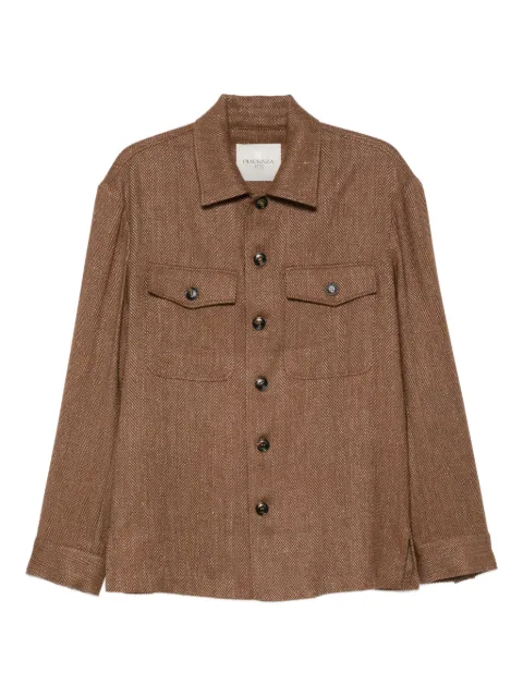 Piacenza Cashmere herringbone wool jacket