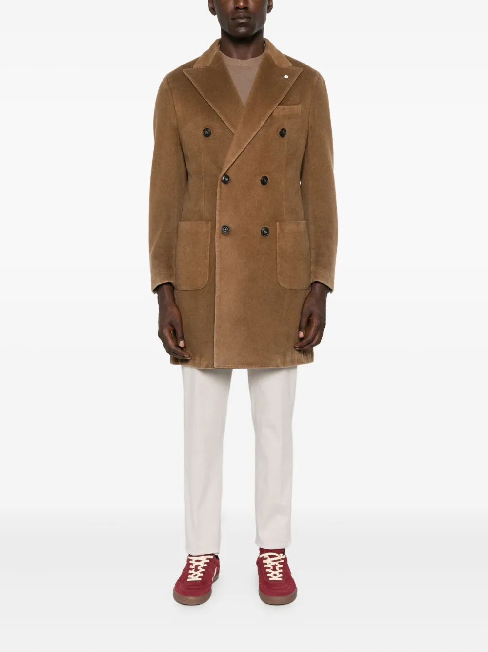 L.B.M. 1911 double-breasted patch-pocket coat | Double Breasted Coats | Image 2