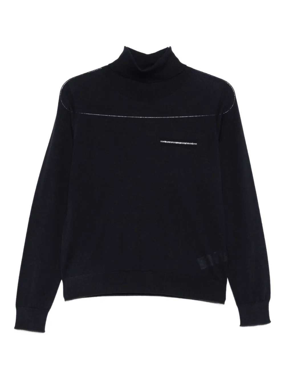 Peserico high-neck sweater Blauw