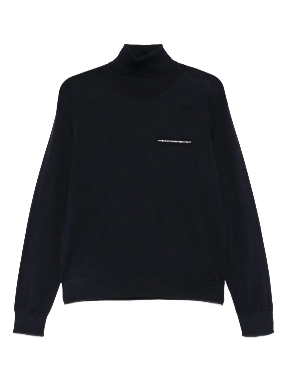 Peserico Trui met hoge hals Blauw