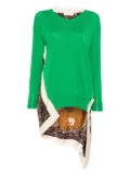 Celine Pre-Owned 2010s V-neck wool top - Green