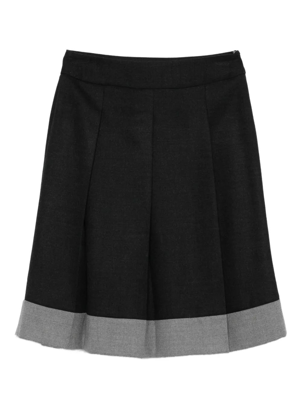 Cividini A-line Pleated Skirt In Multi