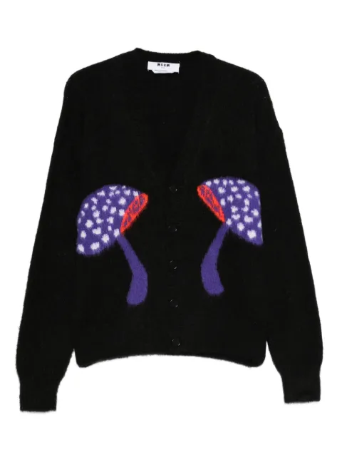 MSGM アップリケ カーディガン