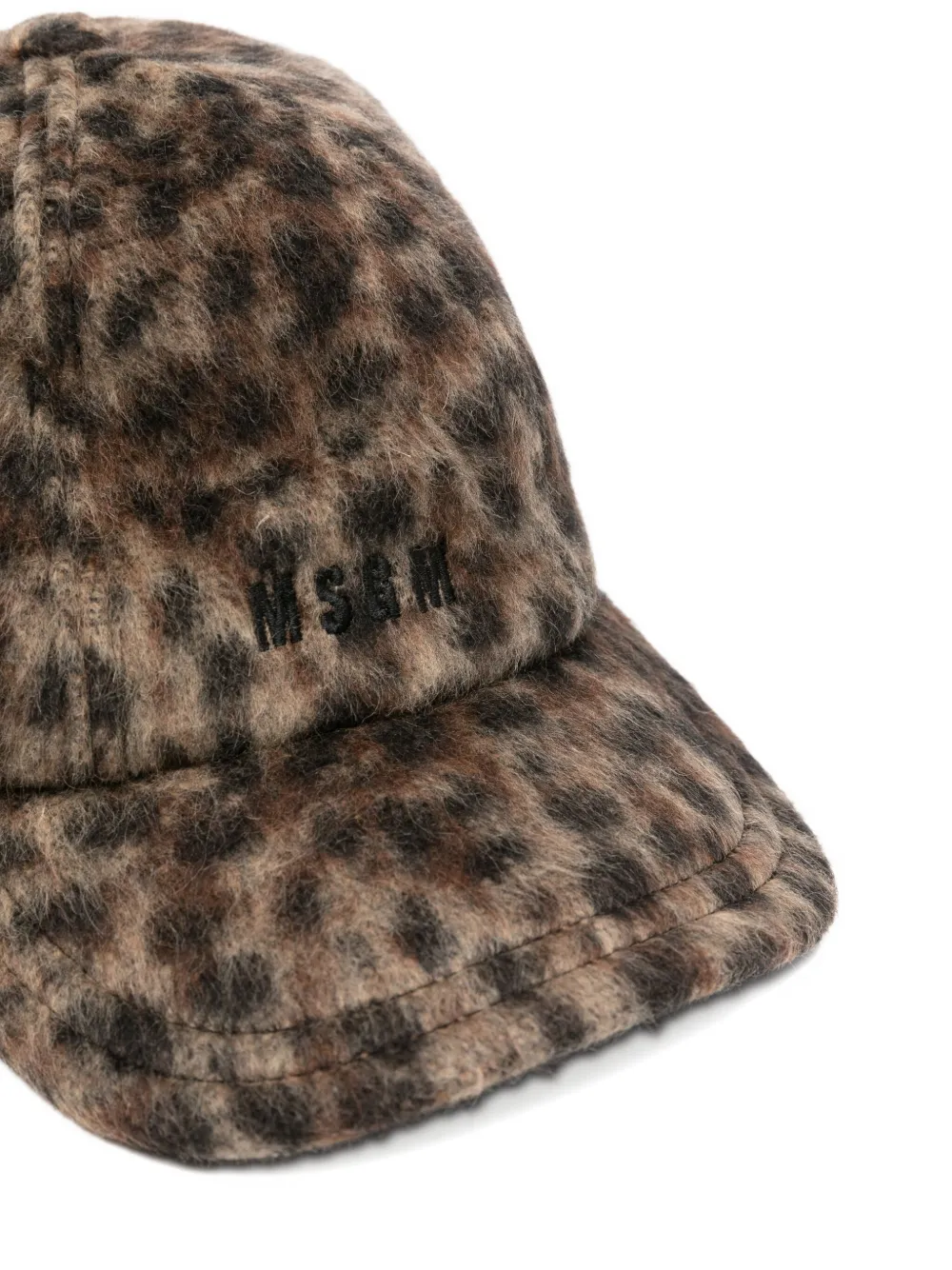 MSGM Honkbalpet met barokprint Beige
