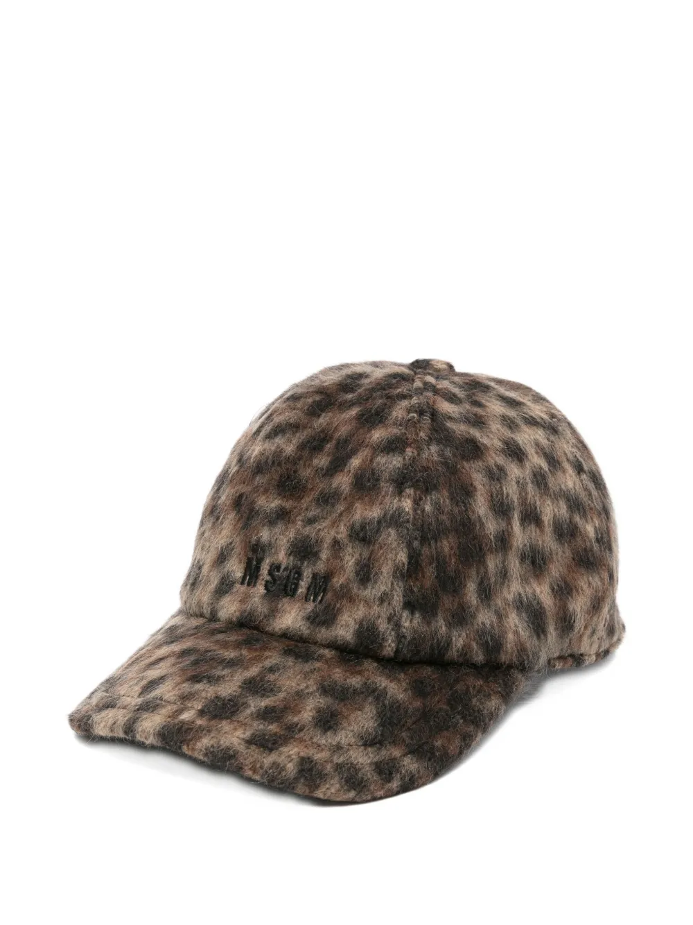 MSGM Honkbalpet met barokprint Beige