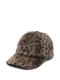 MSGM leopard-print baseball cap - Neutrals