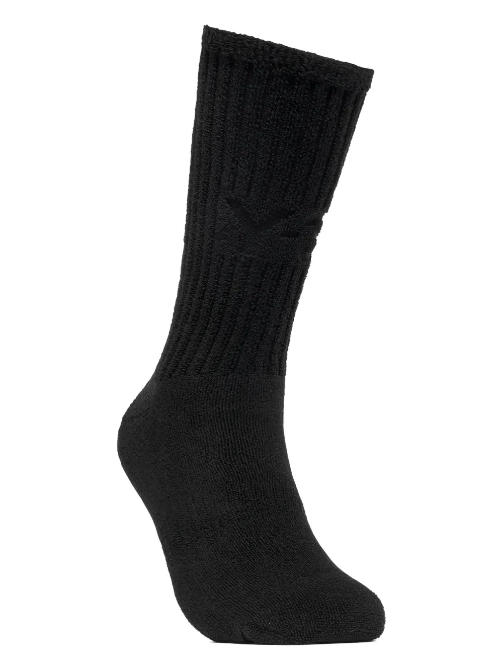 Y-3 terry-cloth socks Zwart