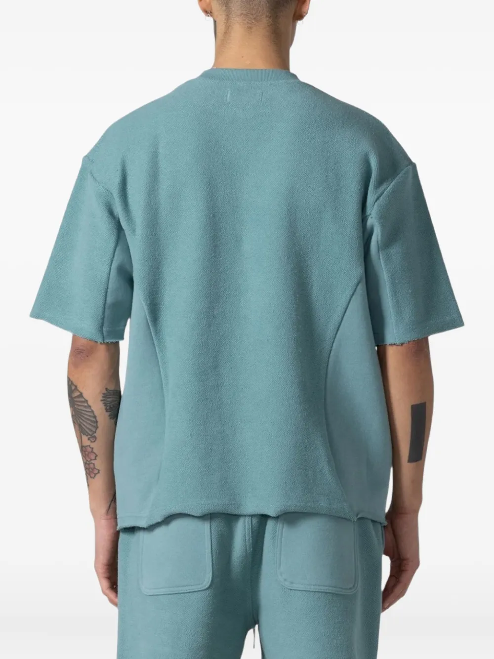 Honor The Gift Block Party Terry T-shirt Groen