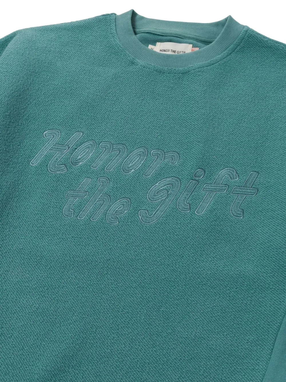 Honor The Gift Block Party Terry T-shirt Groen