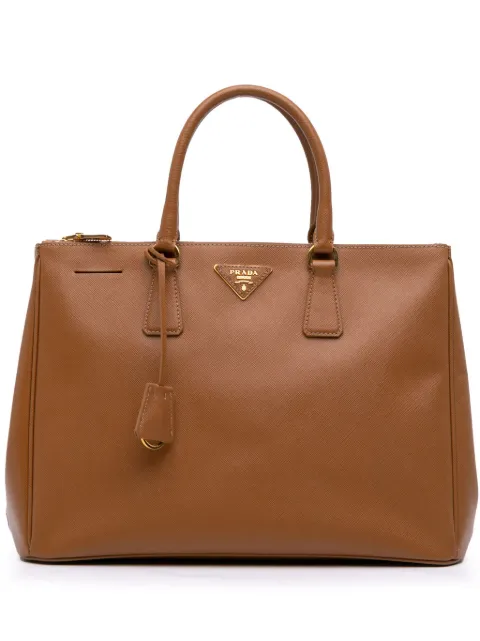 Prada Pre-Owned 2013-2025 Large Saffiano Lux Galleria Double Zip satchel