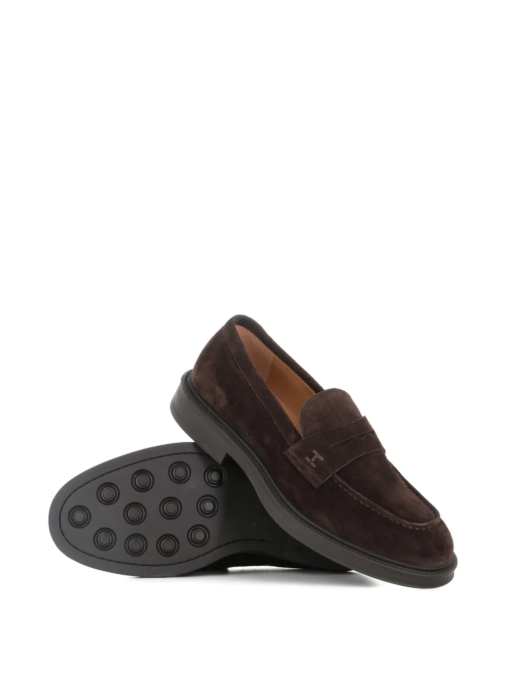 Henderson Baracco Suède loafers Bruin