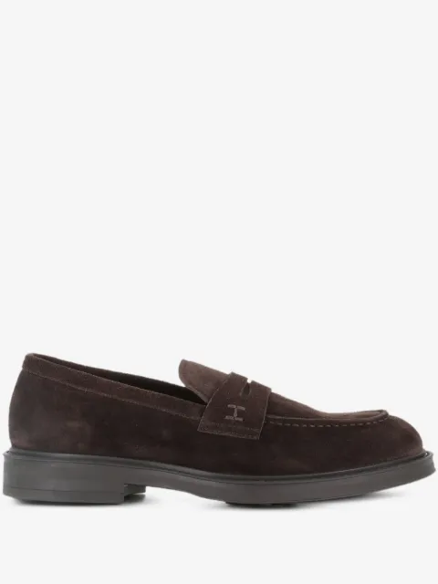 Henderson Baracco mocassins en daim