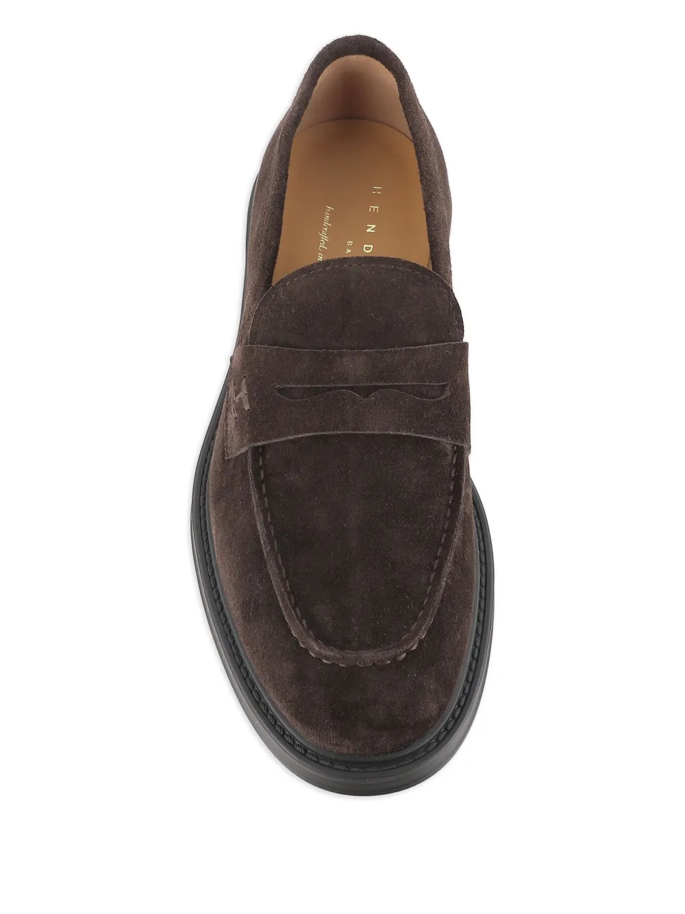 Henderson Baracco Suède loafers Bruin