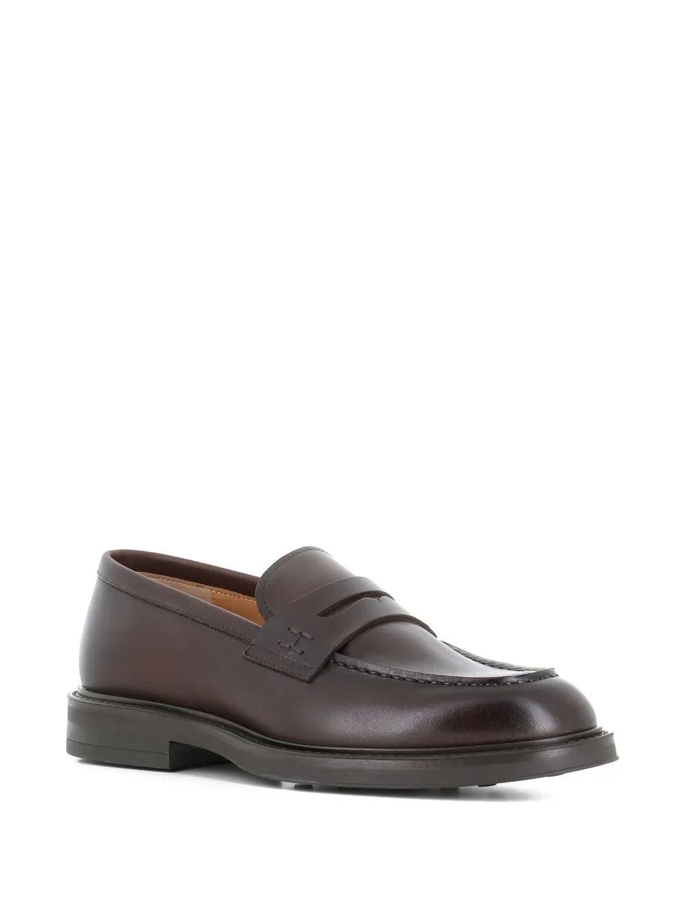 Henderson Baracco leather loafers TESTA DI MORO