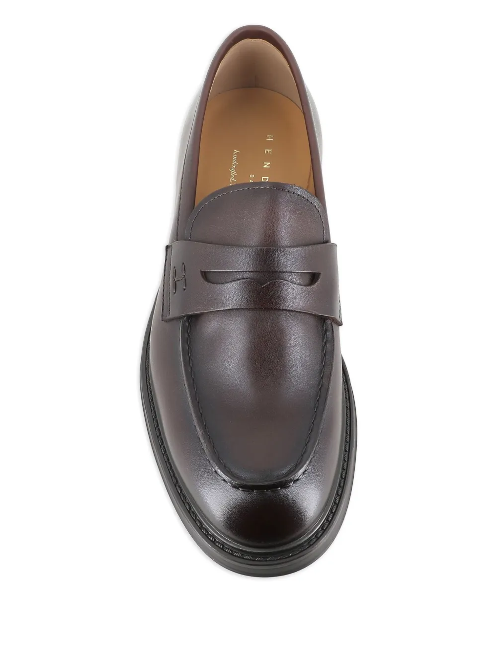 Henderson Baracco leather loafers TESTA DI MORO