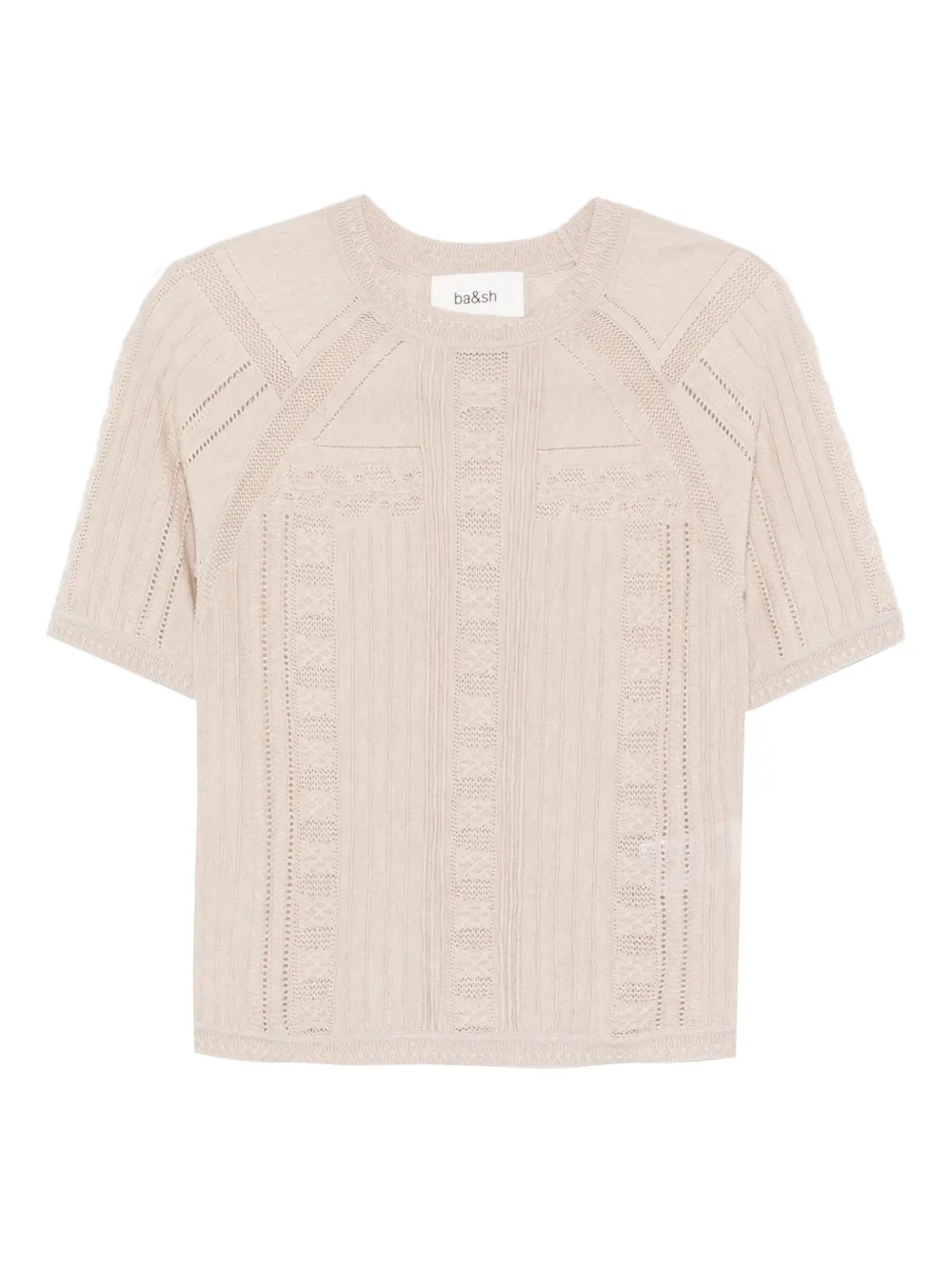 Ba&Sh Philo top met ringlets Beige