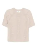 Ba&Sh Philo eyelet-knit top - Neutrals