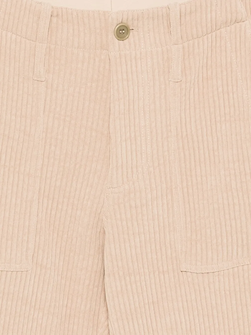 Jejia ribbed flared trousers Beige
