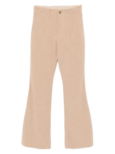 Jejia ribbed flared trousers