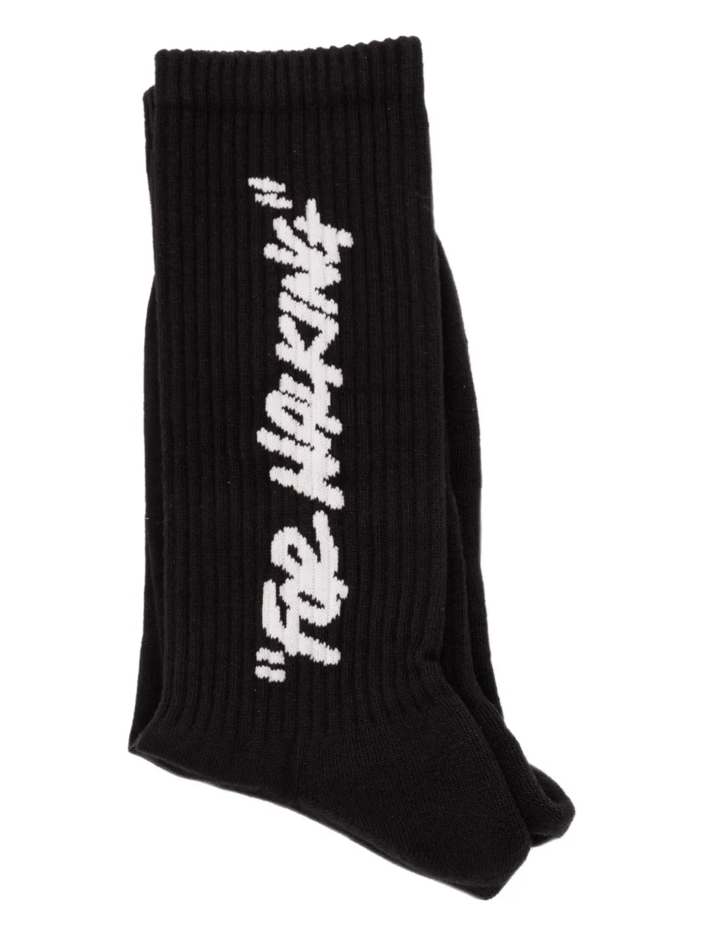 Off-White Sokken met geborduurd logo Zwart