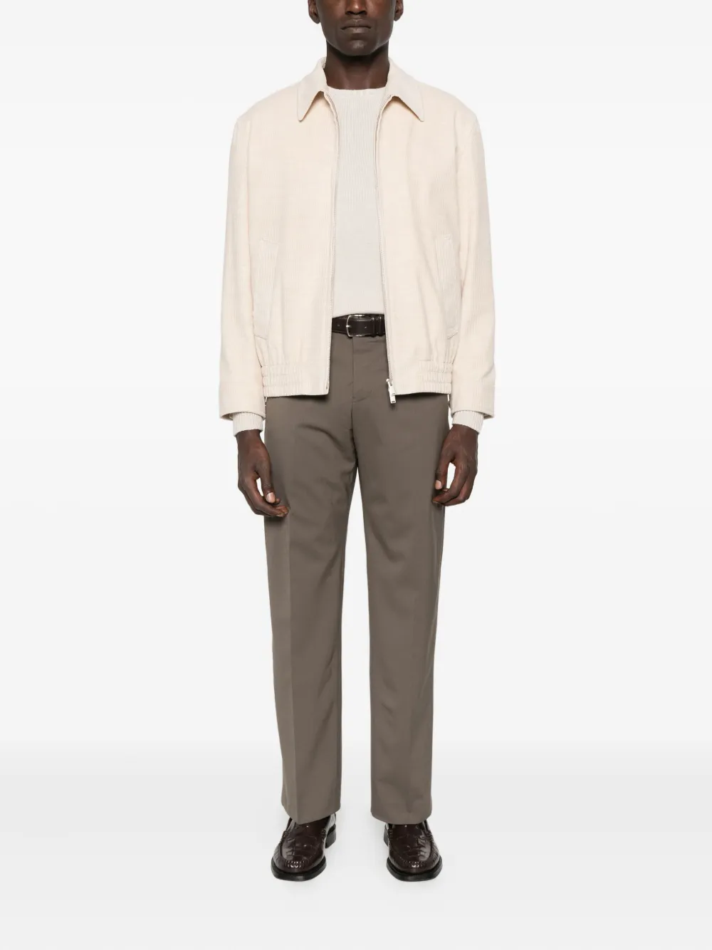 Drumohr crew-neck cashmere sweater - Beige