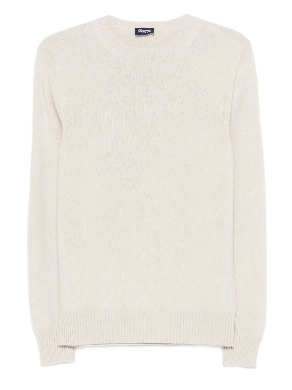 Drumohr crew-neck cashmere sweater | Neutrals | Image 1