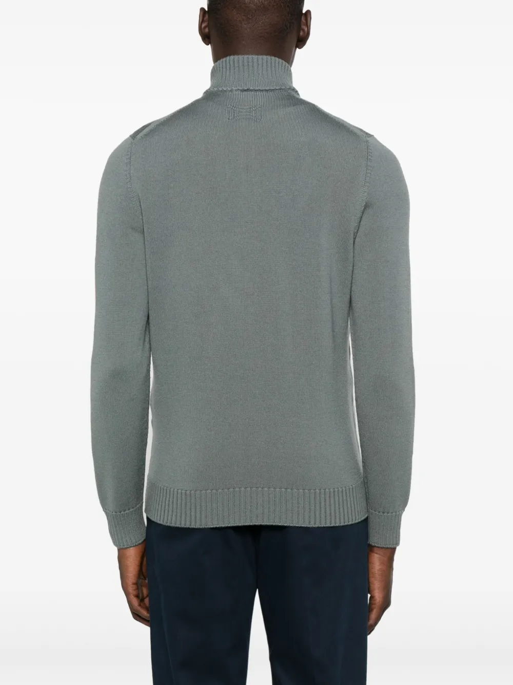 Drumohr Trui met hoge hals Groen