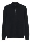 Drumohr high-neck half-zip sweater - Grey