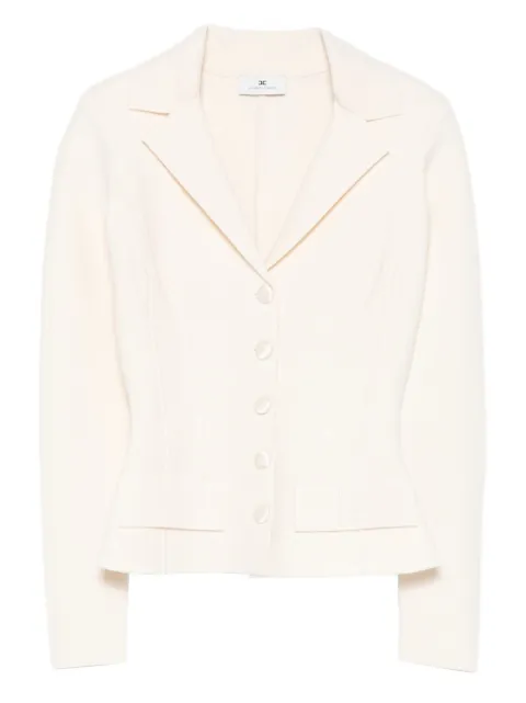 Elisabetta Franchi button-fastening fitted jacket