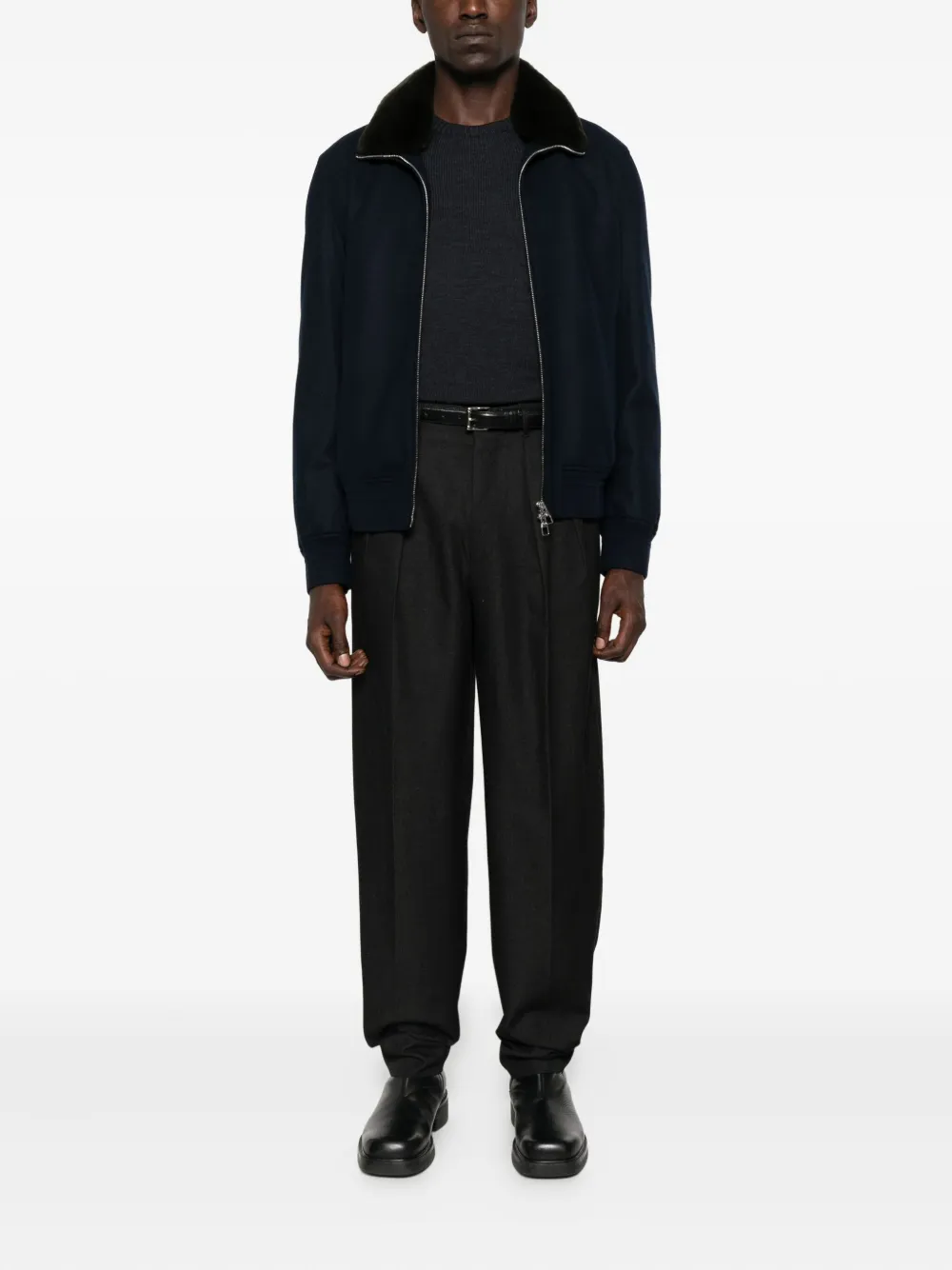 Drumohr crew-neck wool sweater - Grijs