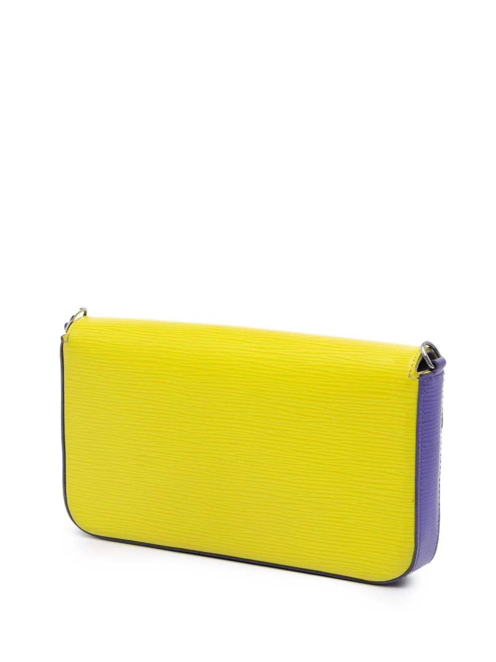 Pre-owned Louis Vuitton 2016 Epi Tricolor Pochette Felicie Crossbody Bag In Multi
