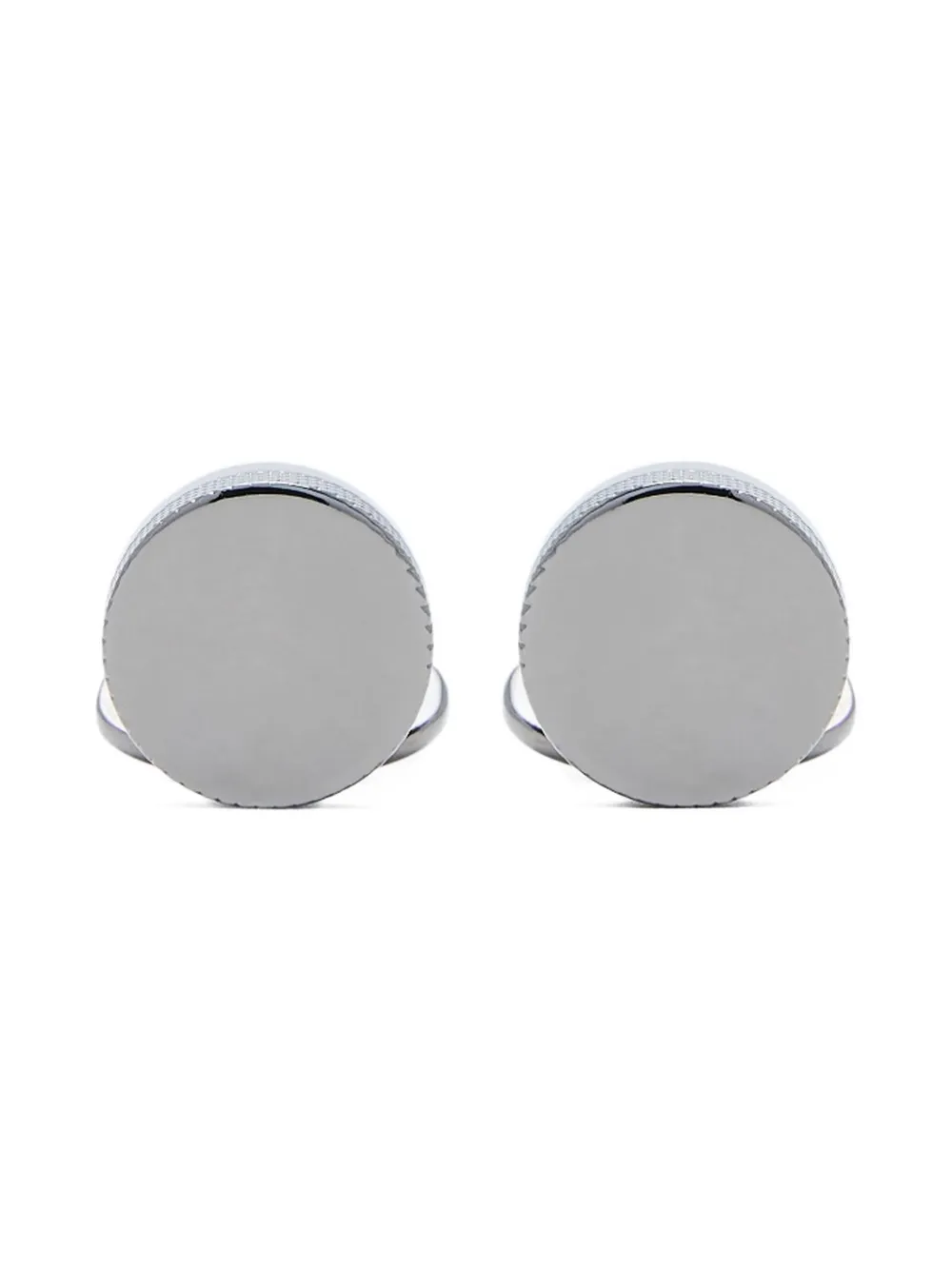 Giorgio Armani textured round cufflinks | Silver | Image 1