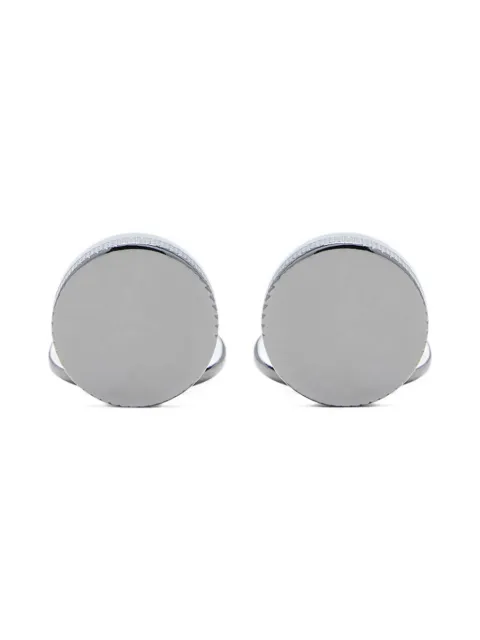 Giorgio Armani textured round cufflinks