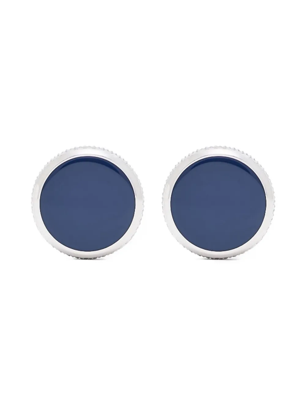 Giorgio Armani circular-faceted cufflinks | Silver | Image 1