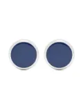 Giorgio Armani circular-faceted cufflinks - Silver