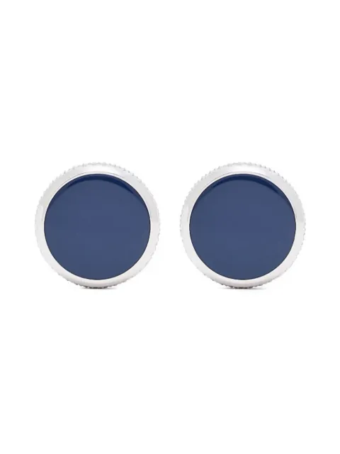Giorgio Armani circular-faceted cufflinks