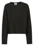 Allude crew-neck sweater - Black