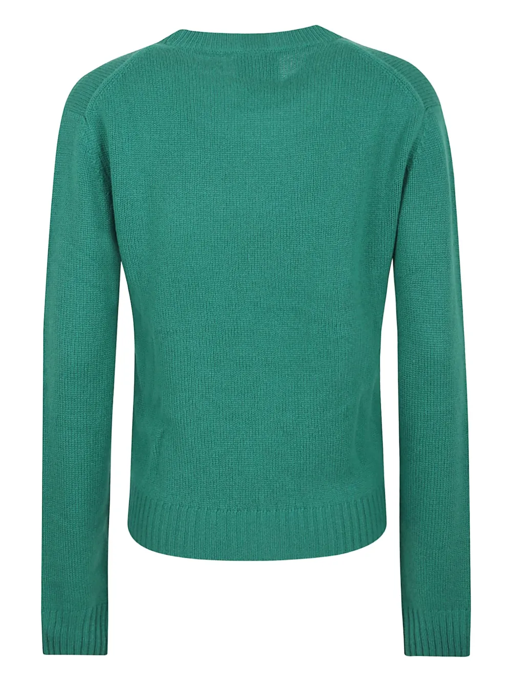 Allude round-neck cashmere sweater Groen