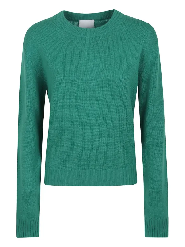 Allude round-neck Cashmere Sweater Green FARFETCH IN