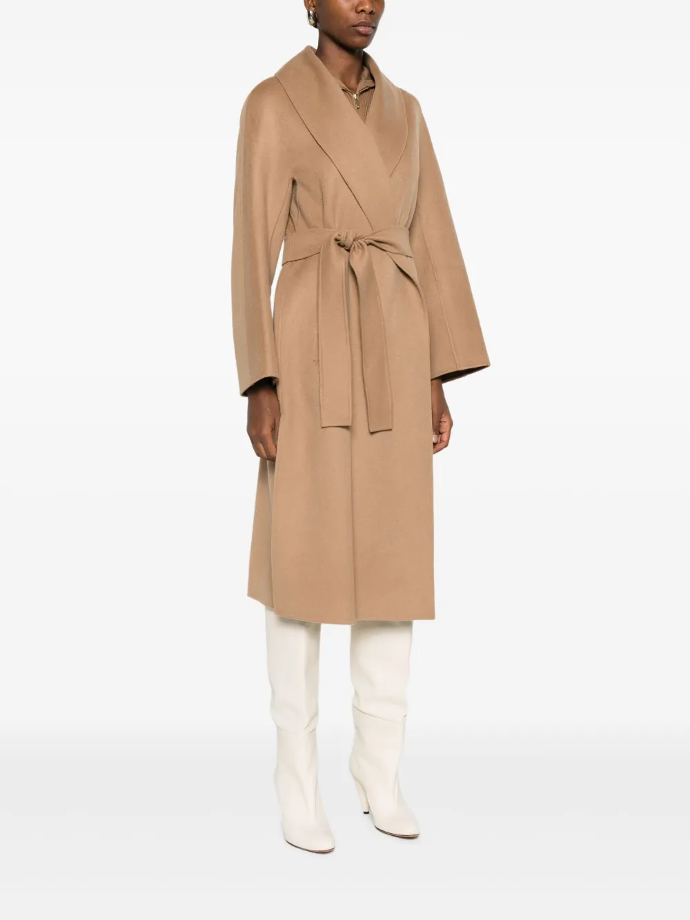 Max Mara Trenchcoat met ceintuur Beige