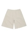 LESET elastic-waist knee-length shorts - Neutrals