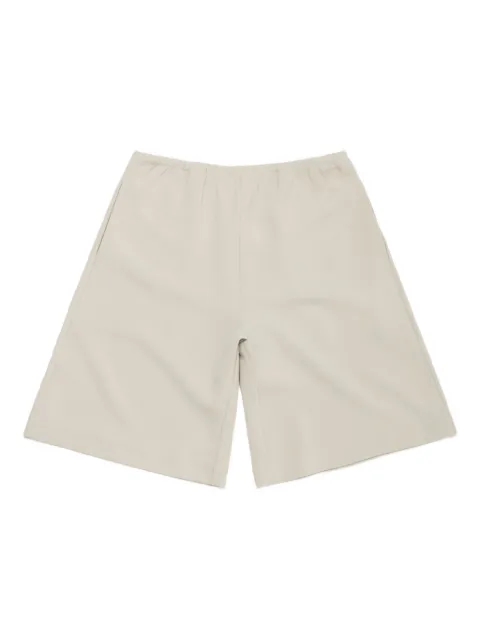 LESET elastic-waist knee-length shorts