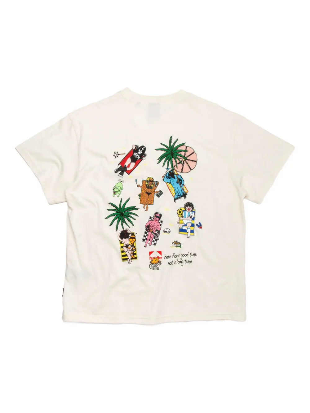 Pas de Mer graphic-print T-shirt - Wit