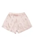 LESET elastic-waist shorts - Pink