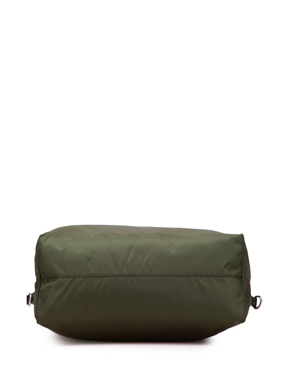 Pre-owned Prada 2013-2020 Tessuto Satchel In Green